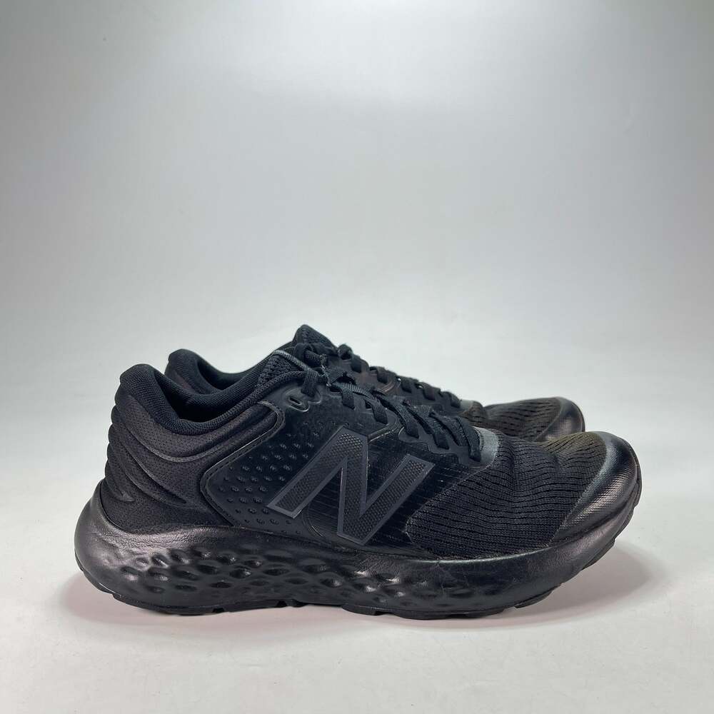 New Balance Fresh Foam 520v7 Triple Black Running Shoes M520LK7 Men's Size 8